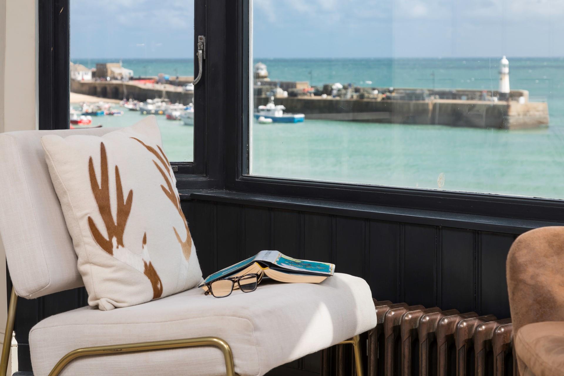 Get stuck into a good book while you enjoy the view.