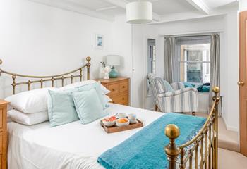 Tuck into bed after a day spent exploring the beaches in St Ives.
