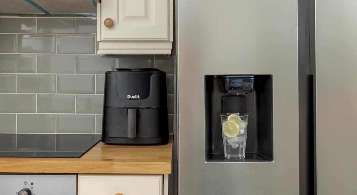 The cottage kitchen has all you need for a relaxing stay.