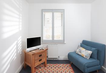 The snug/games room is an extra space to unwind.