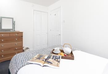 Discuss what's on the day's agenda over a morning cuppa.