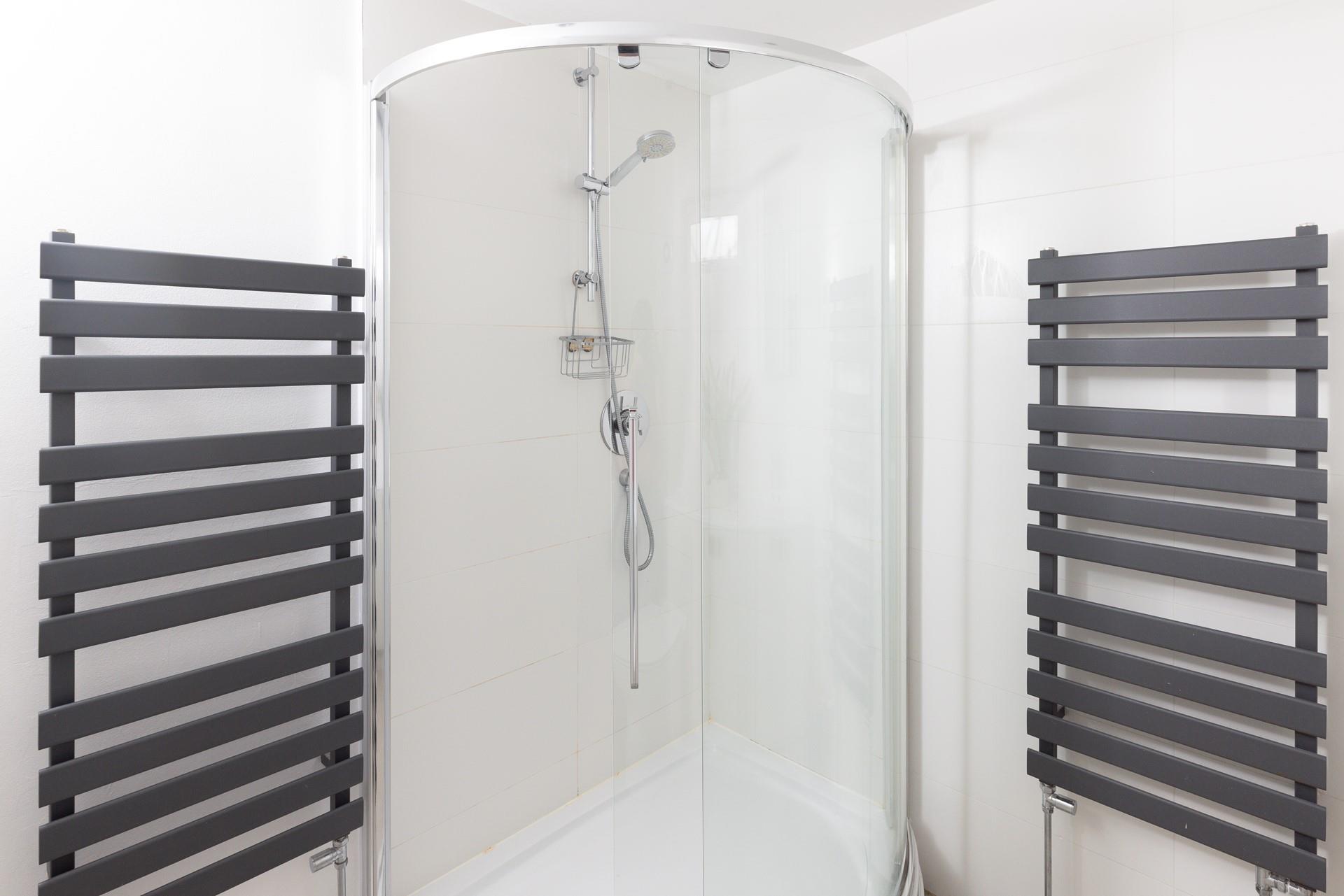 Enjoy warm, fluffy towels straight from the heated towel rail.