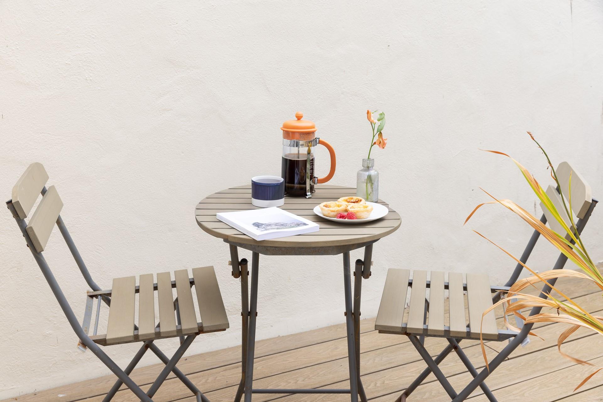 Get stuck into a good book as the sun goes down.