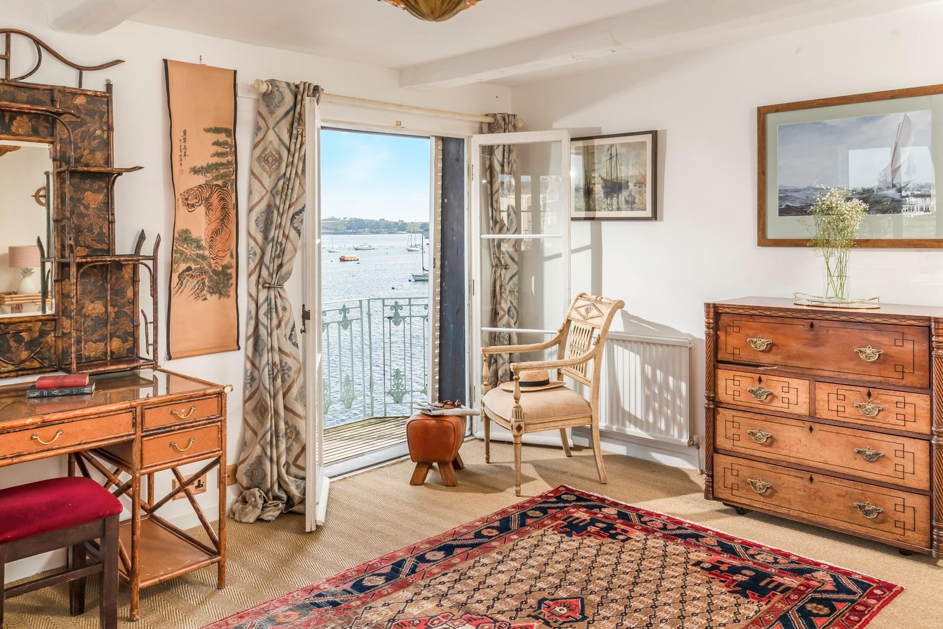 Take your morning cuppa out to the balcony.