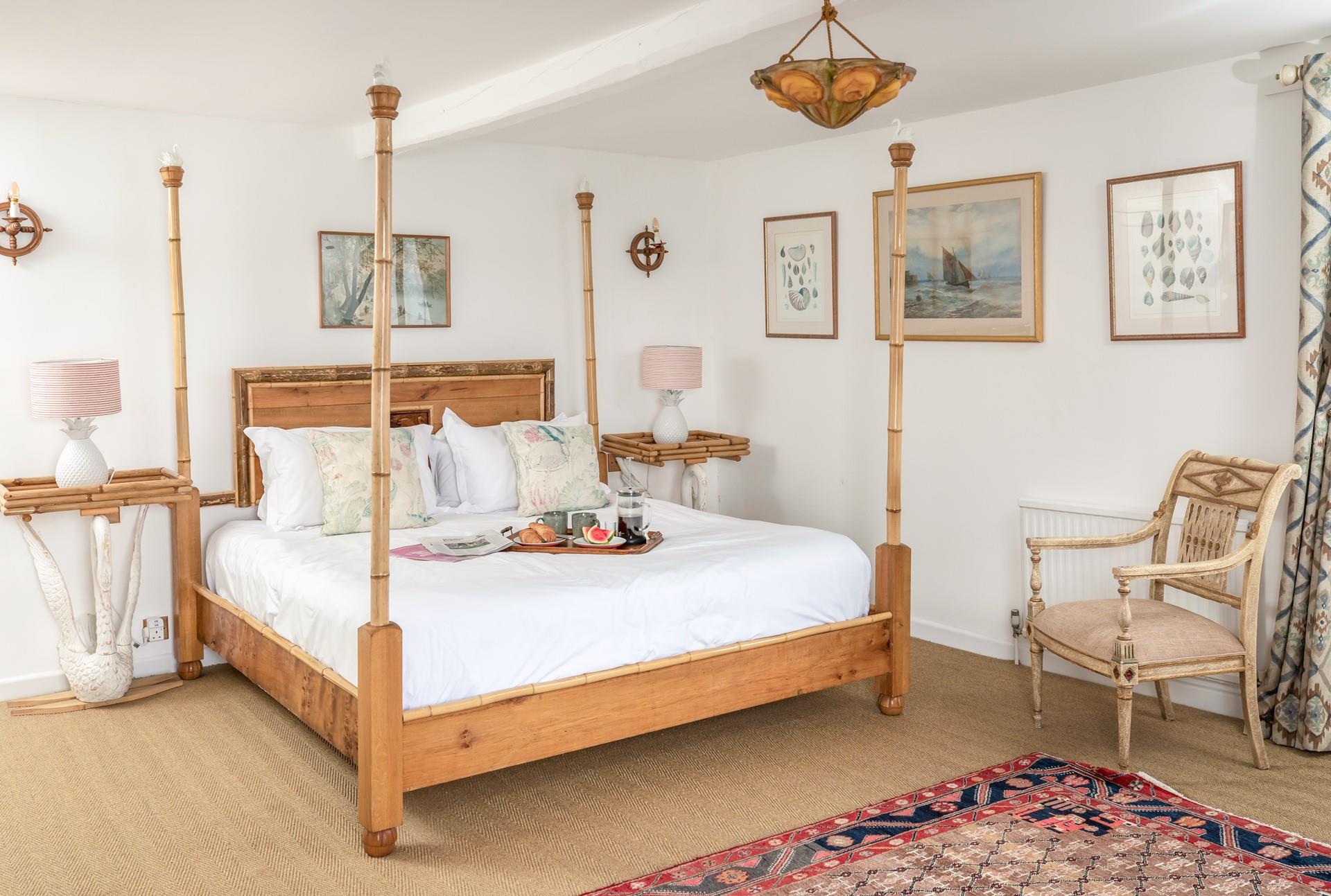 Start the day with breakfast in bed, you are on holiday after all!