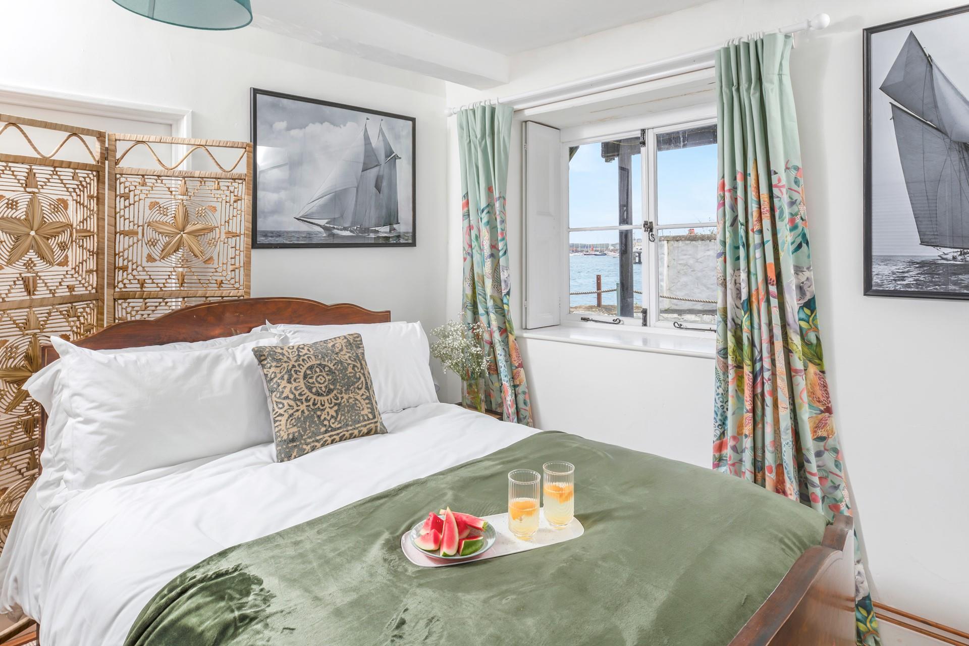 Sink into the double bed and drift off after a memorable day.