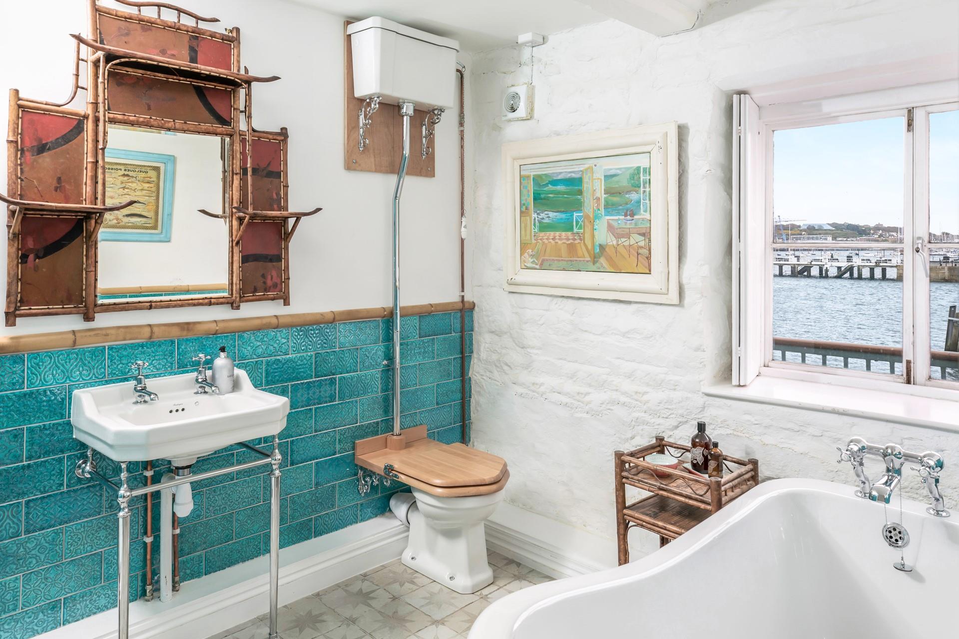 On wintery afternoons, sink into a deep bubble bath.