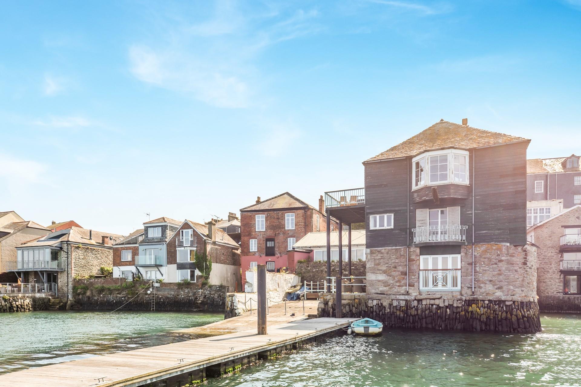 Britons Slip is located right on the waterfront.