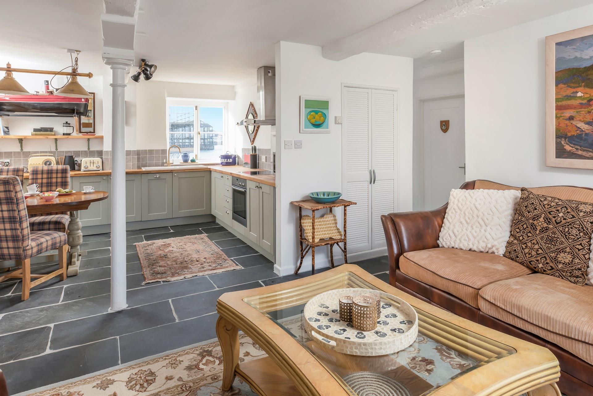 Open plan living in the annexe is ideal for spending time with a loved one away from the hustle and bustle of the main house!