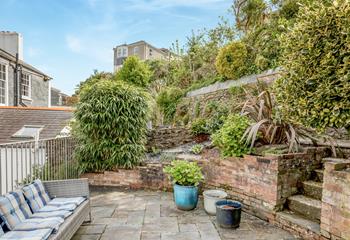 Sit in the sun with a cuppa and listen to the local wildlife in the garden.