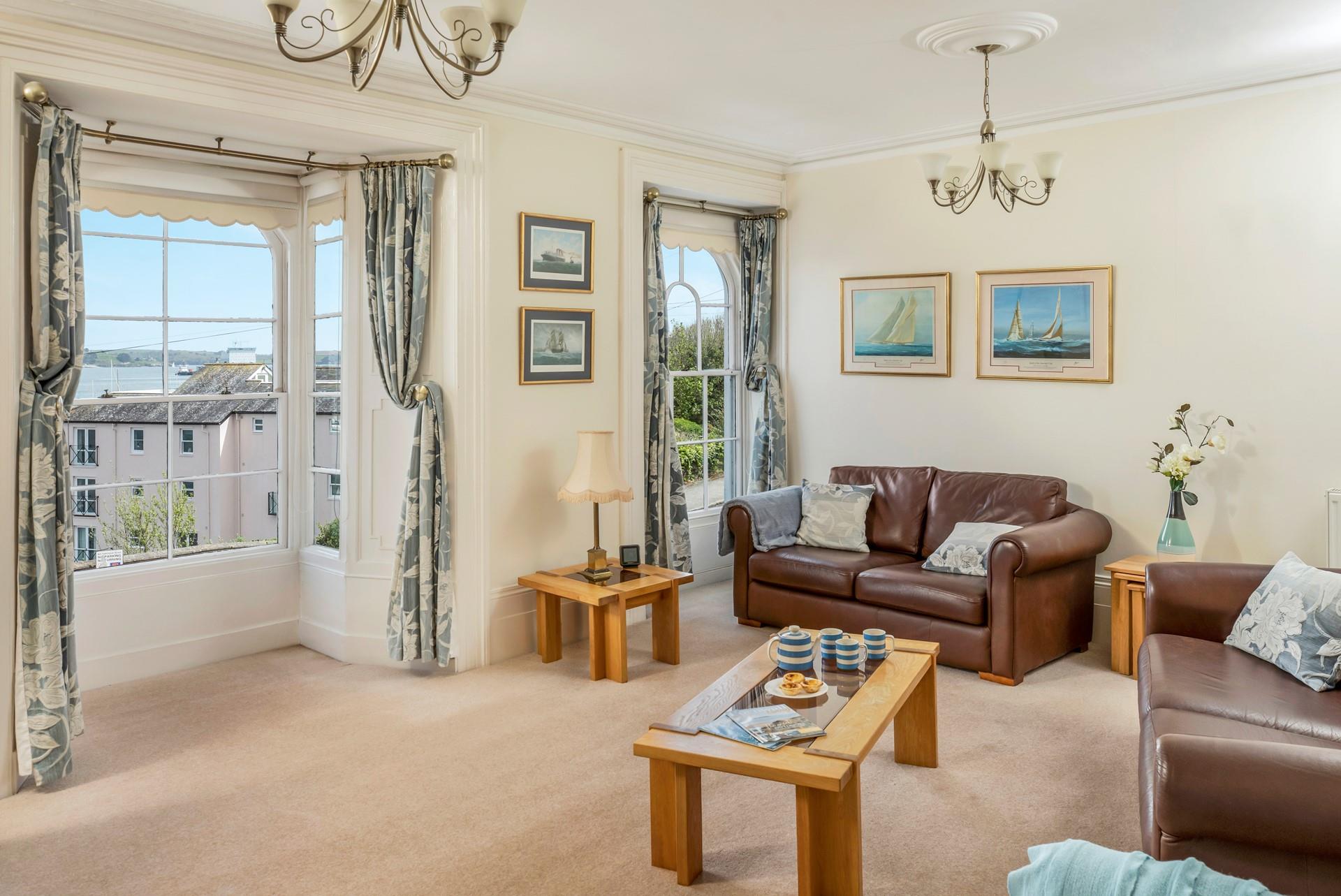 Enjoy the views from the large sitting room windows.