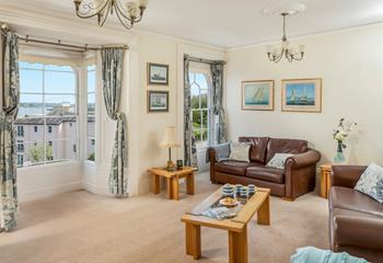 Enjoy the views from the large sitting room windows.