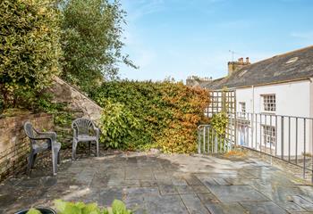 A tranquil spot for relaxing on balmy summer evenings.