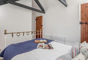 The bedrooms are decorated with a homely feel.