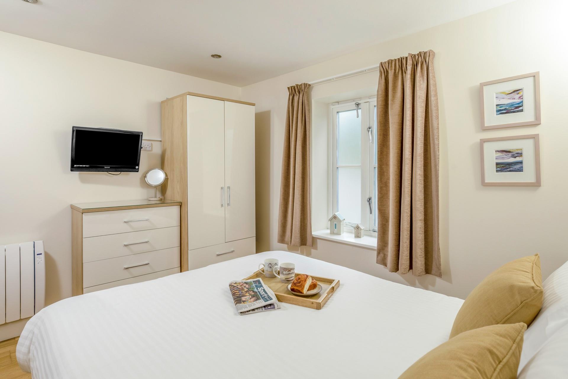 Sip a cuppa after a comfortable night's sleep.