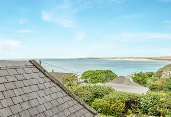 Enjoy far-stretching views as far as Godrevy Lighthouse.