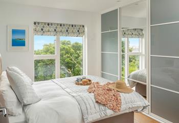 The double bedroom is a relaxing sanctuary.