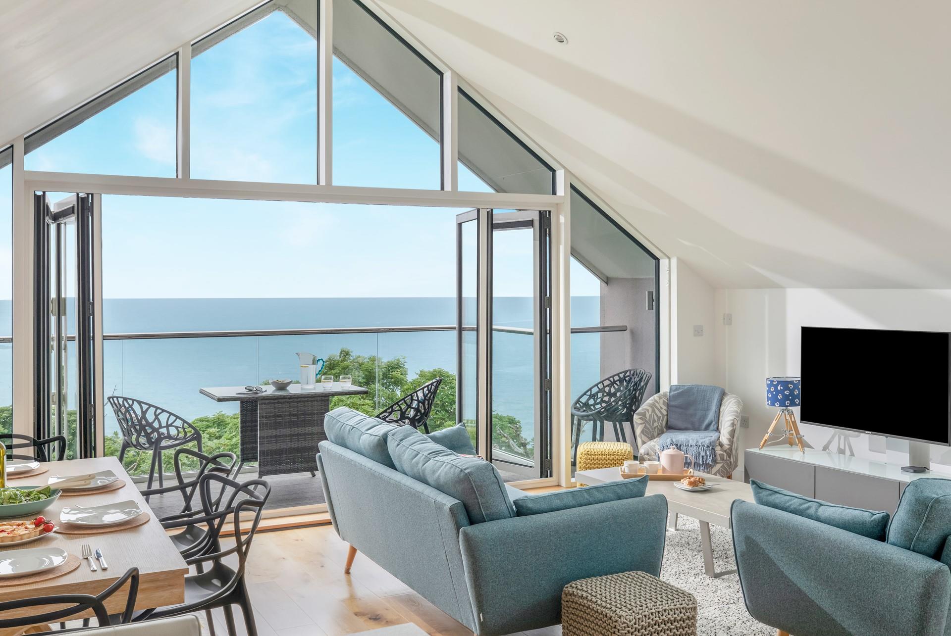 Unwind and admire the view after a day of exploring St Ives.