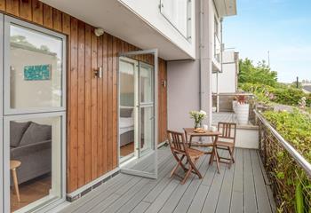 Wake up and sip morning coffee on the lower balcony as the sun comes up!