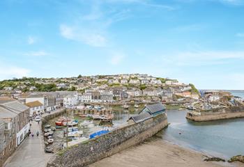 Wander down for a morning dip in the harbour.