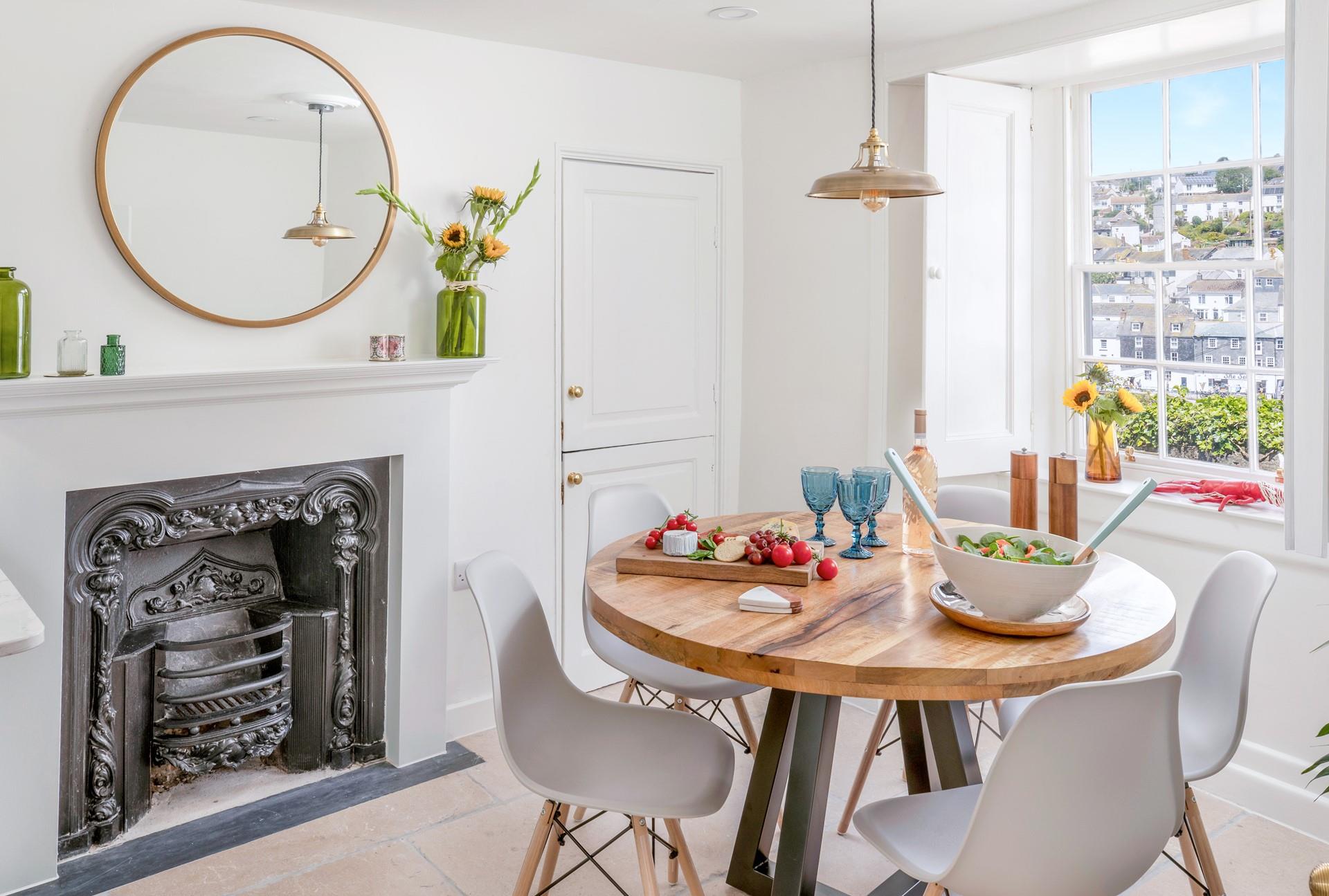 Tuck into a hearty meal with a view!