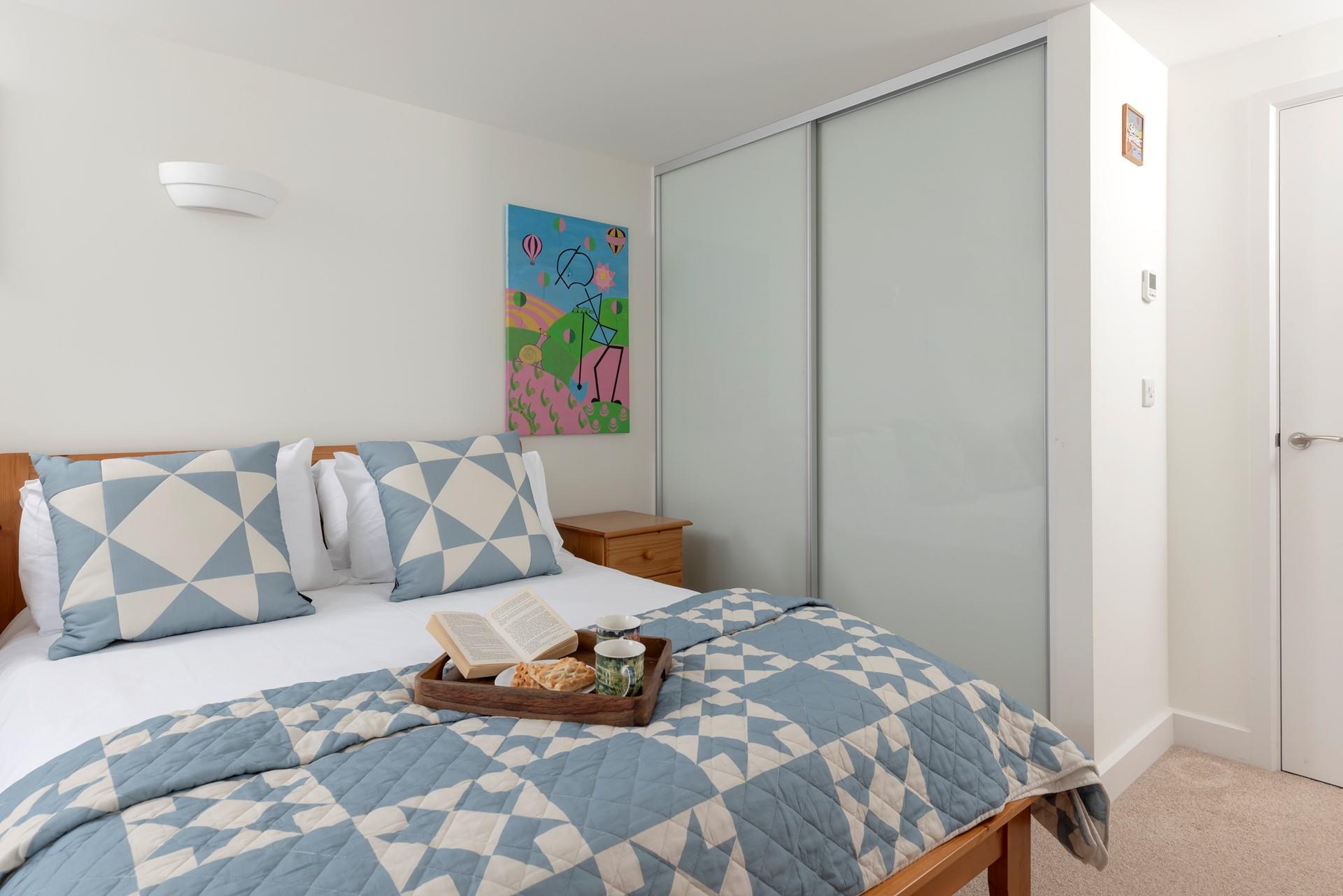 Climb into the double bed after busy days spent exploring.