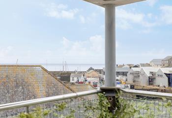 Explore Penzance on foot from this centrally located apartment.