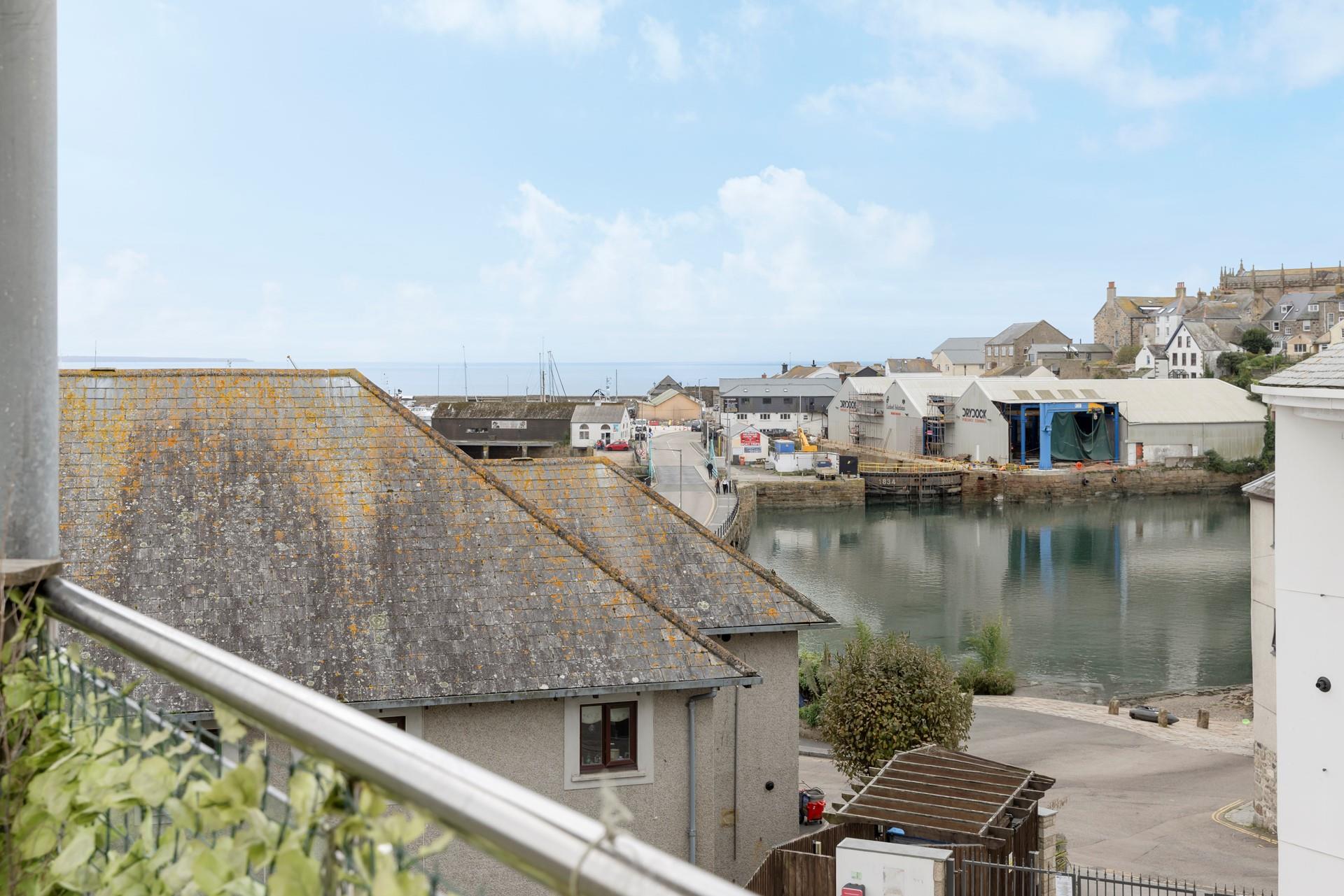 Beautiful views of Abbey Slip feature from the balcony.