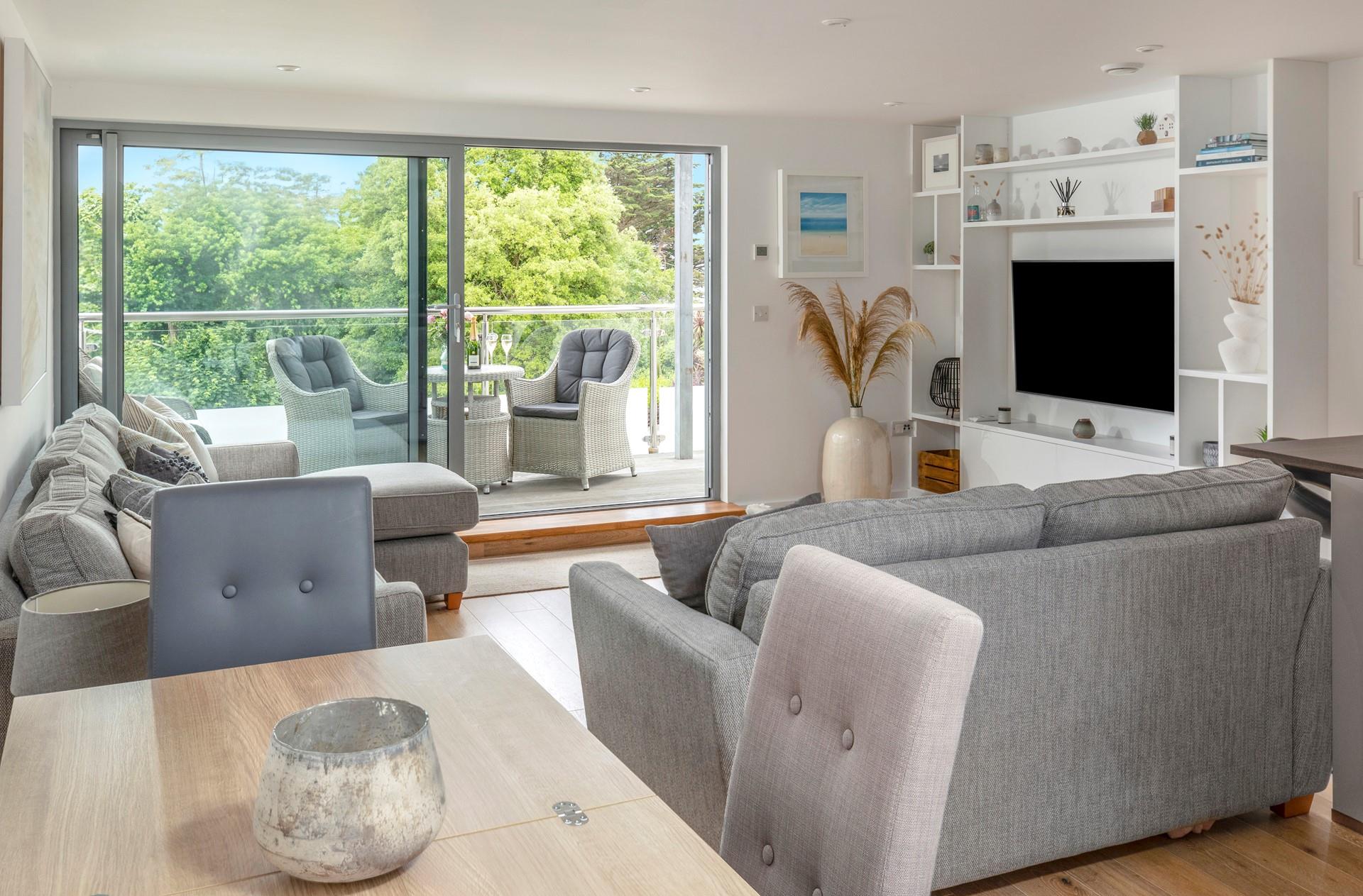 Sink into the comfortable sofas and enjoy a relaxing evening in.