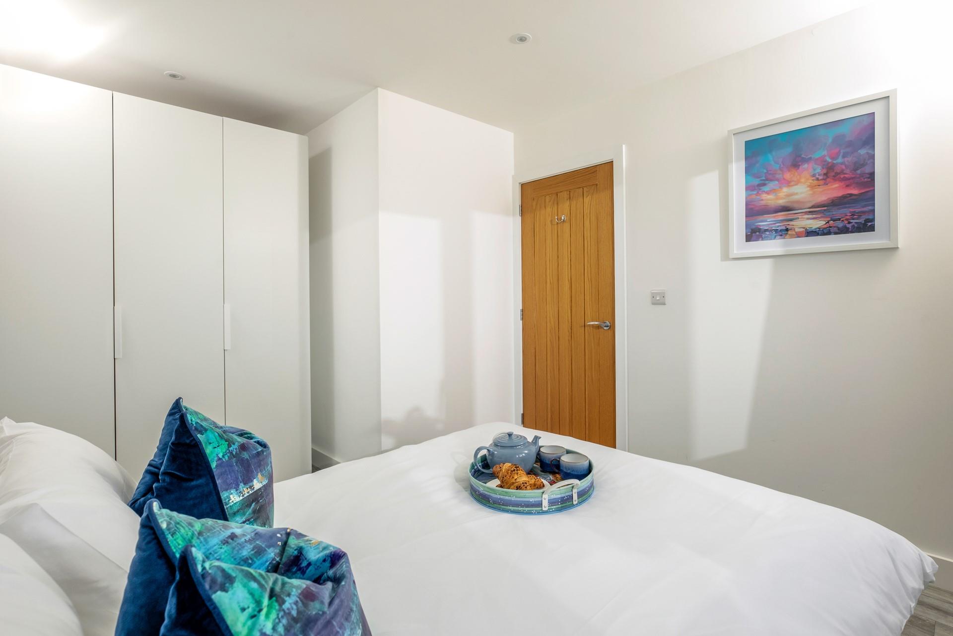 There is plenty of wardrobe space in bedroom 3.