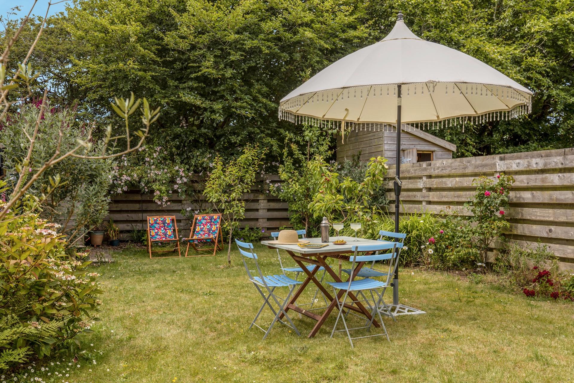 Take your favourite beverage into the garden to sip in the sunshine.