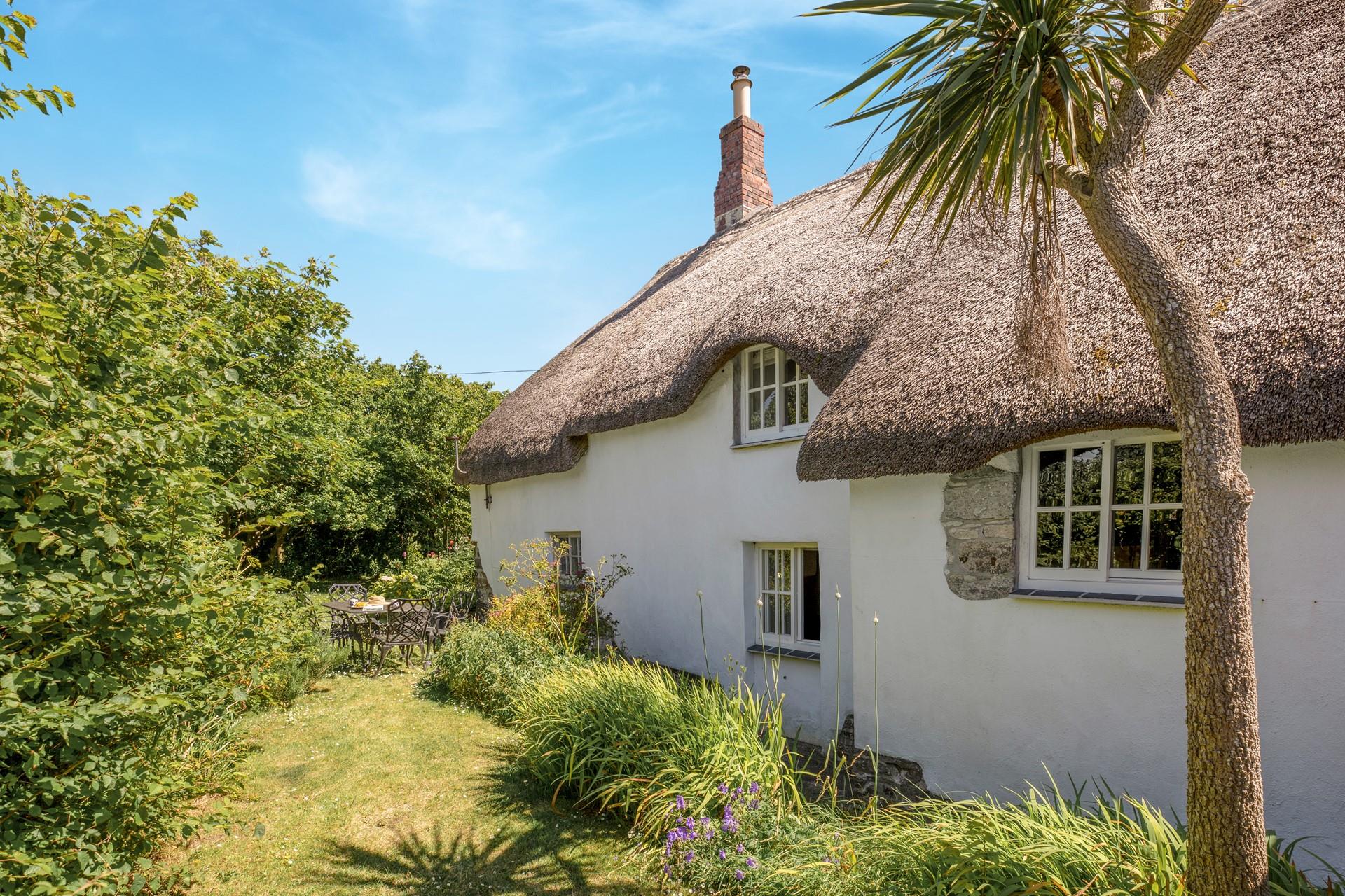 The gorgeous garden is ideal for al fresco drinks and dining.