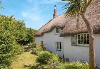 The gorgeous garden is ideal for al fresco drinks and dining.