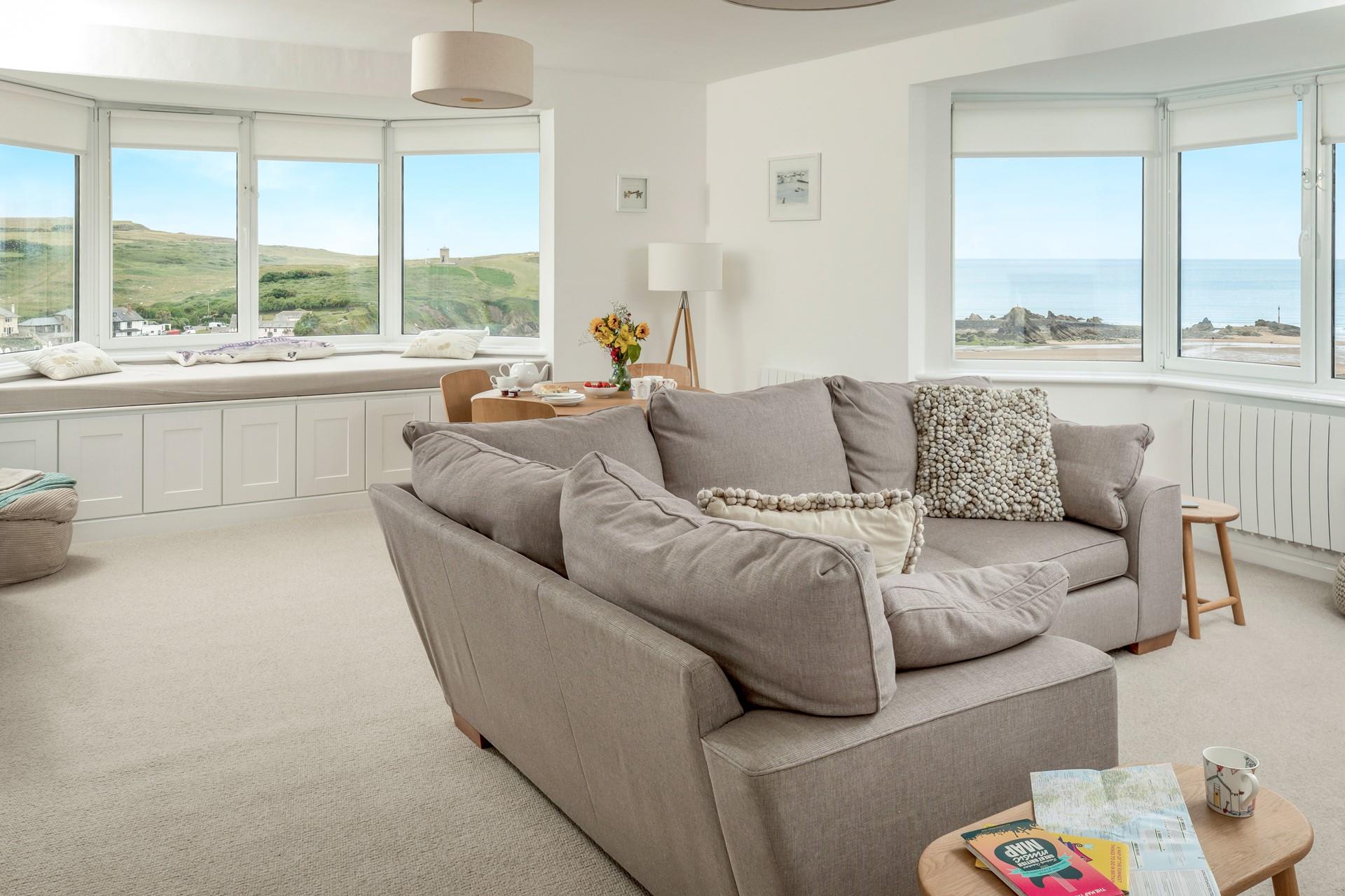 Stunning views await in the spacious living area!