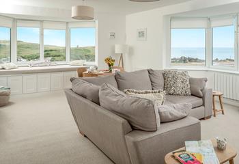 Stunning views await in the spacious living area!