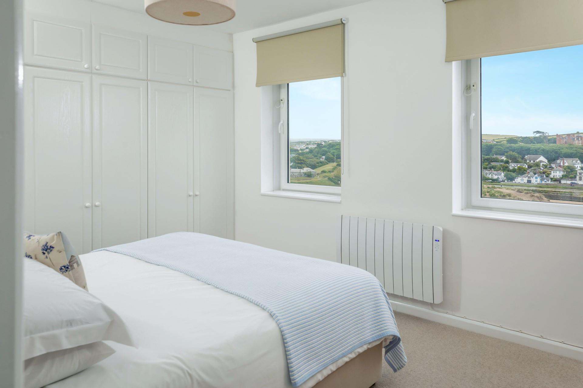 The super-king bed is a welcome treat to return to each evening.