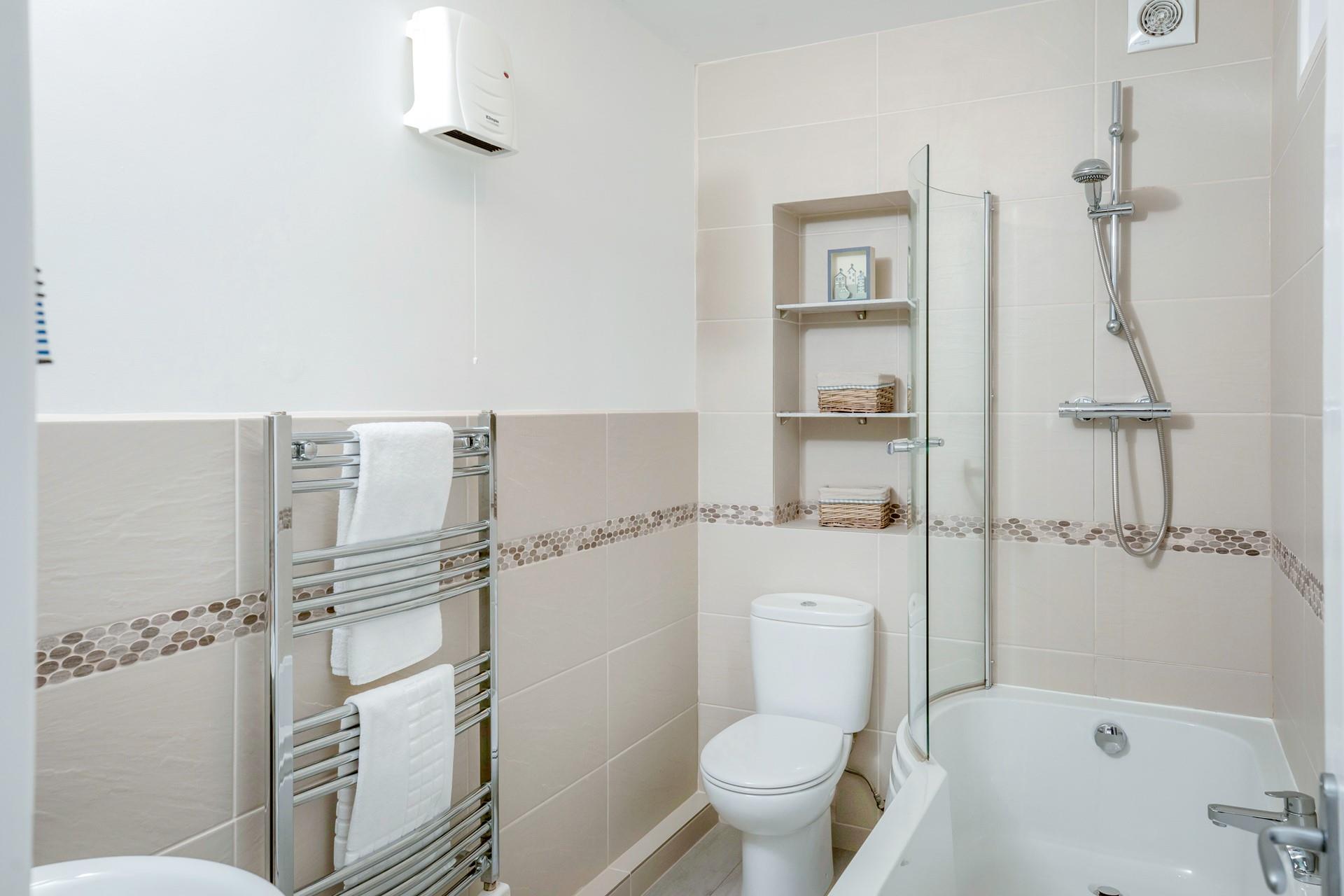 Wash off sandy toes after a day on the beach.