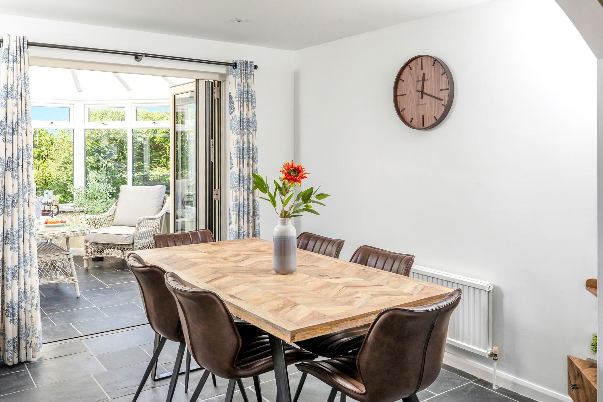 Tuck into a hearty breakfast to start the day.