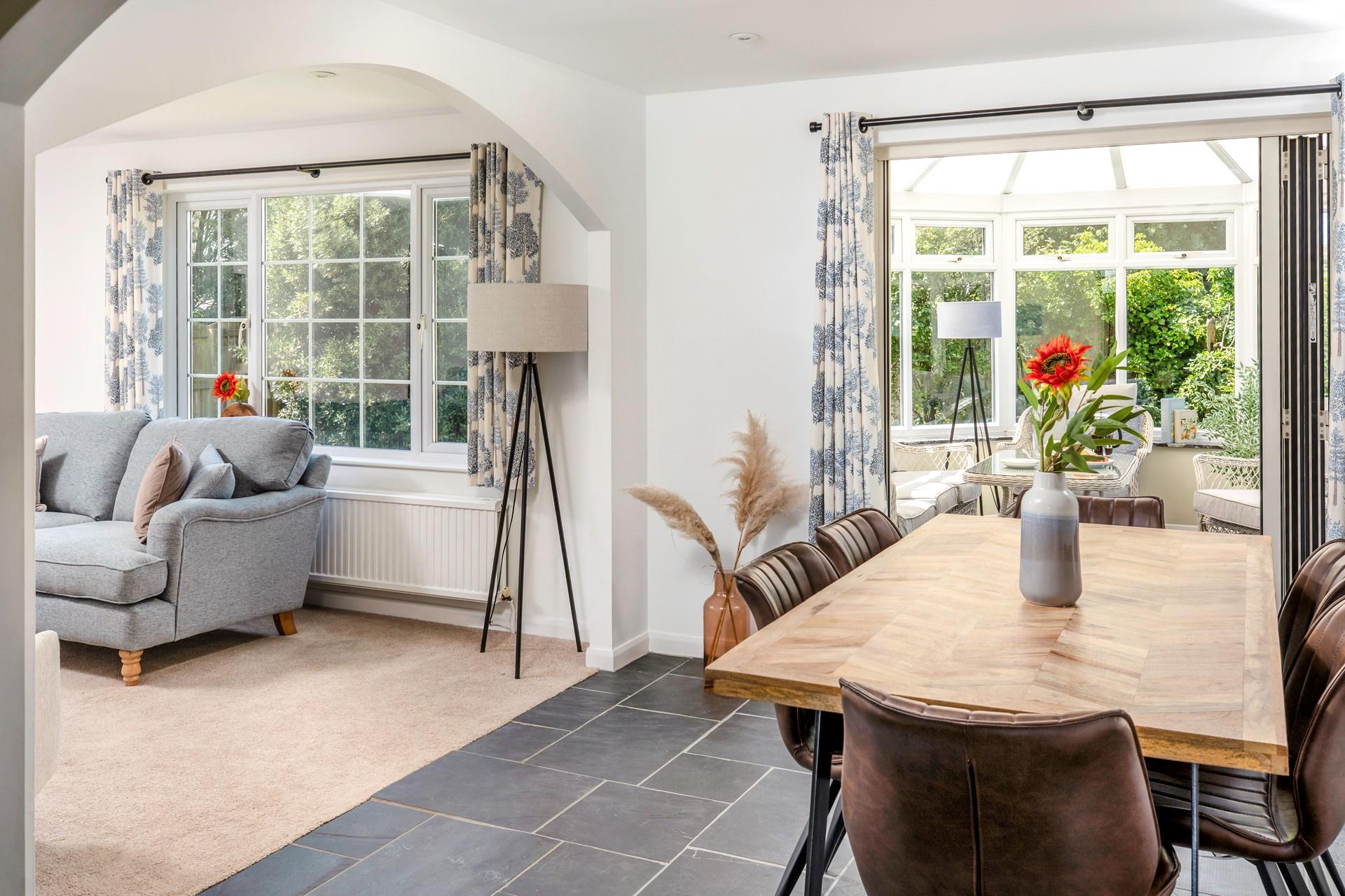 Open plan living means you can spend quality time with family.