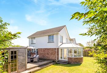 The garden is spacious perfect for littles ones to let off steam!