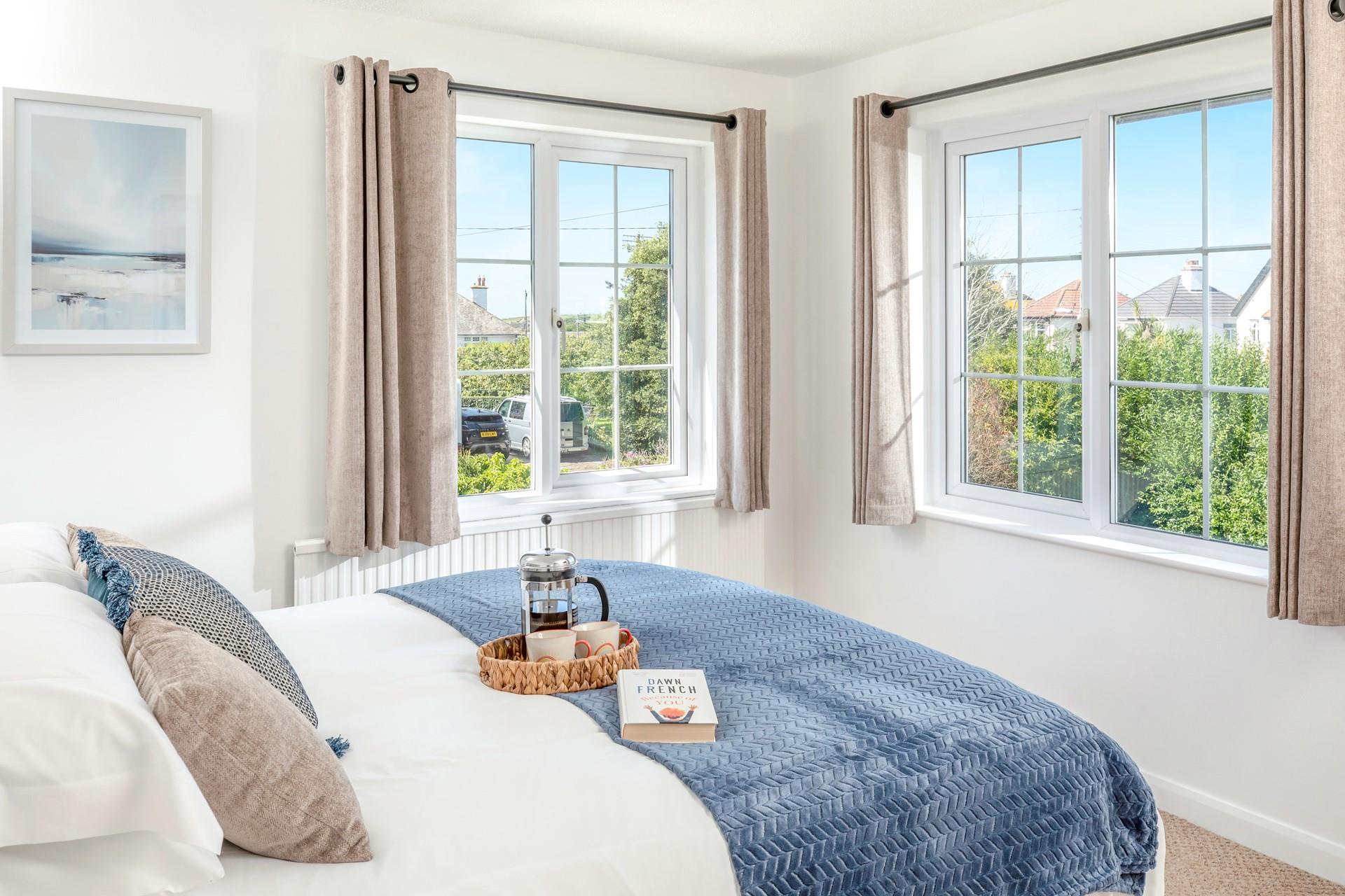 Start the day with a fresh coffee in bed.