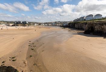 There are miles of golden sands to explore, right on your doorstep!