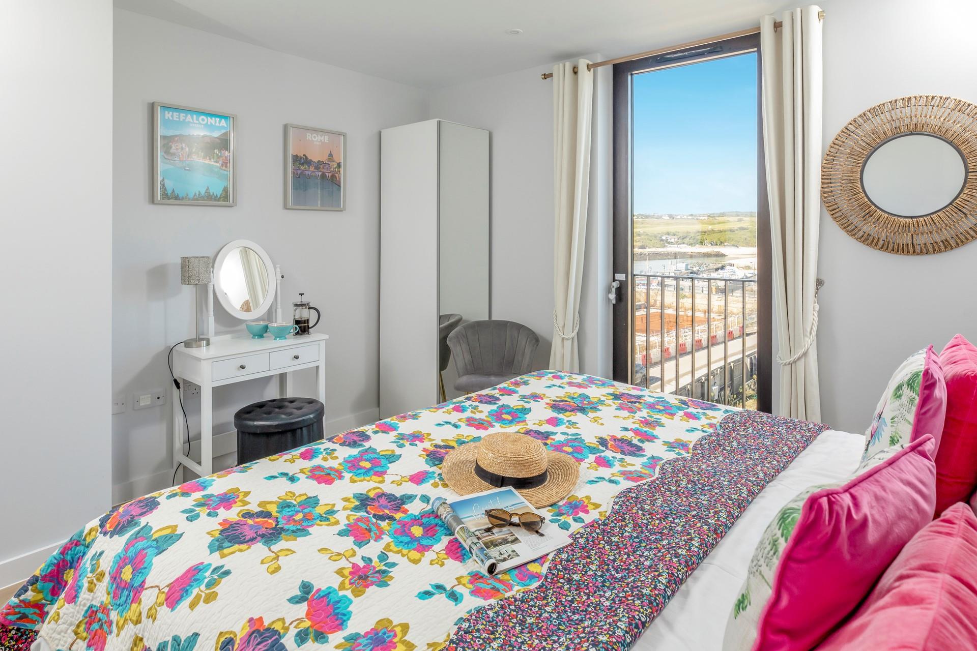 Start the day with a fresh pot of coffee in bed.