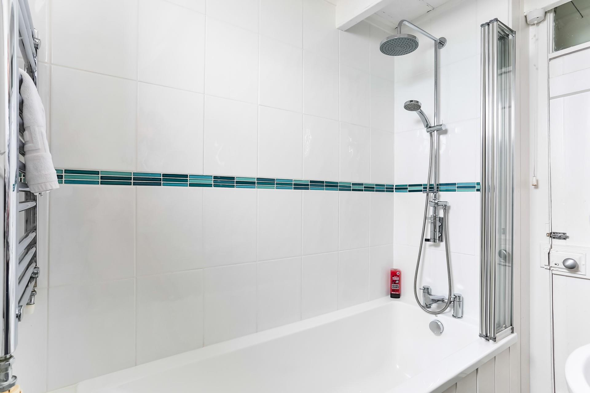 Choose between a bath or shower each day.