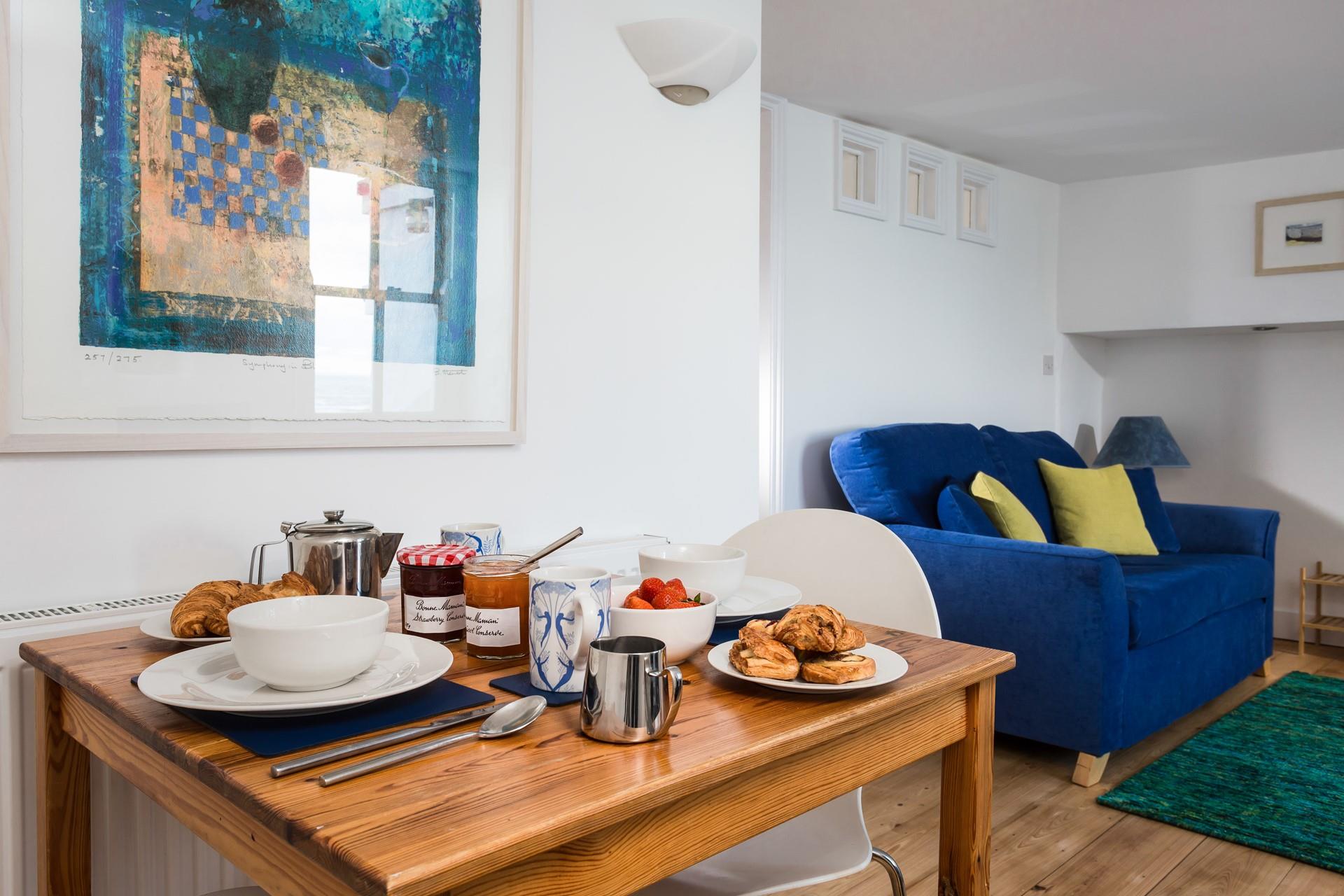 Tuck into a hearty breakfast.