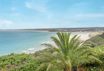 Head across the Bay to Hayle's three miles of golden sand.