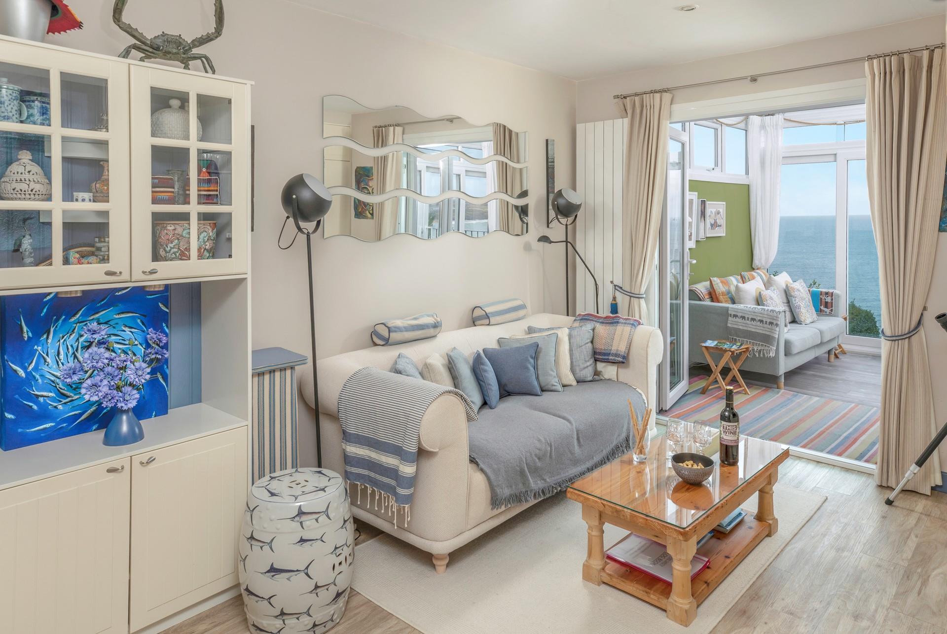 The sitting room is the perfect space to relax with a loved one.