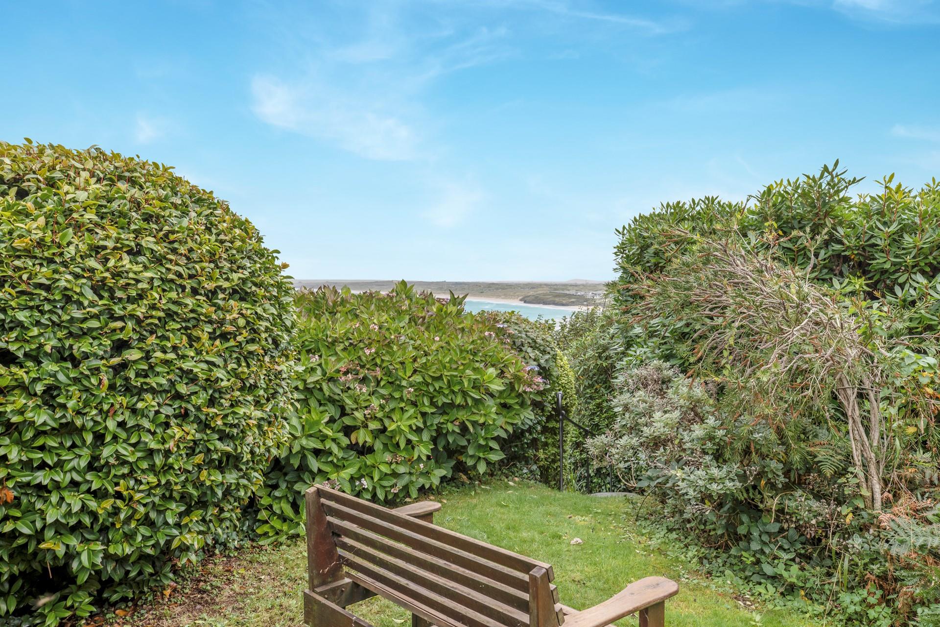 Enjoy a glass of something cold as the sun comes down.