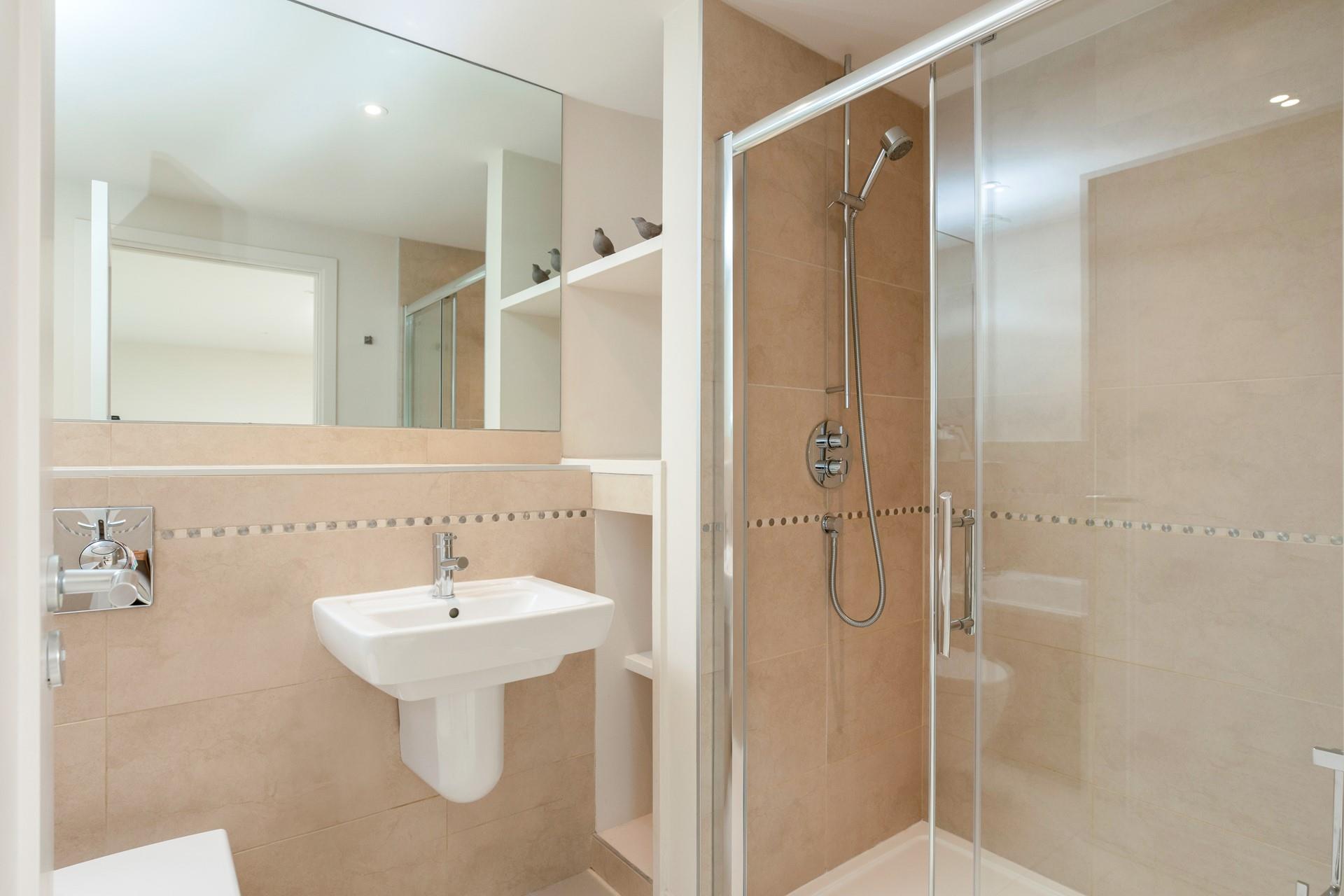 Start the day with a hot shower and head out to explore!