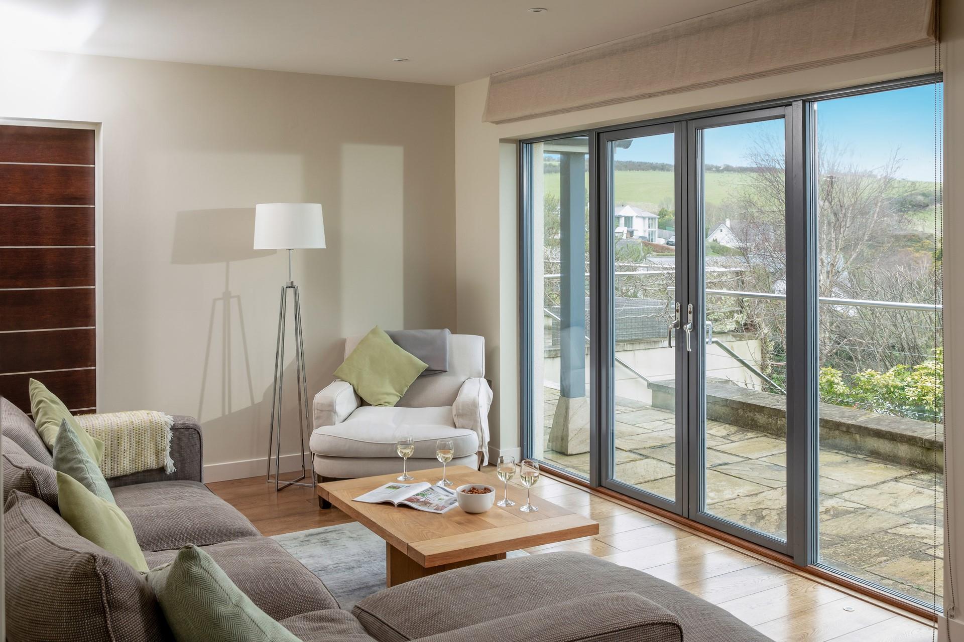 Pour yourself a glass of wine and enjoy the views.